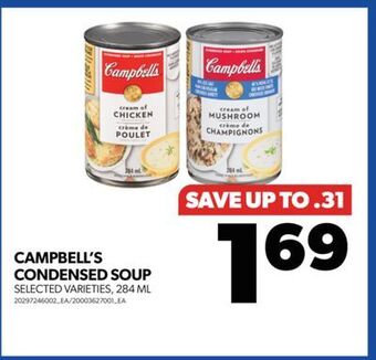Real Canadian Superstore Campbell's condensed soup, 284 ml offer