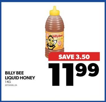 Real Canadian Superstore Billy bee liquid honey, 1 kg offer