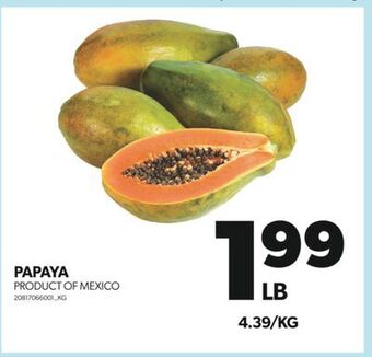 Real Canadian Superstore Papaya offer