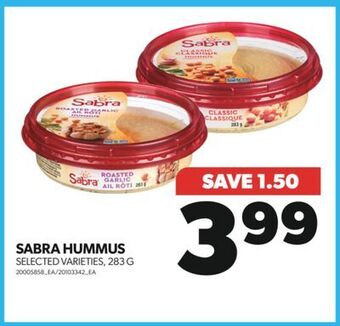 Real Canadian Superstore Sabra hummus, 283 g offer