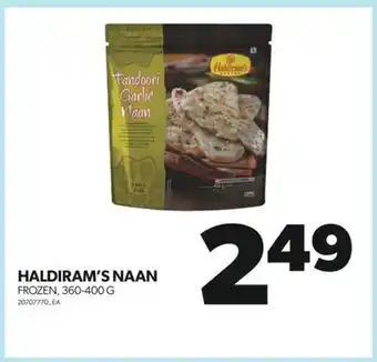 Real Canadian Superstore Haldiram's naan, 360-400 g offer