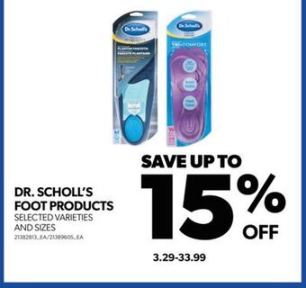 Real Canadian Superstore Dr. scholl's foot products offer