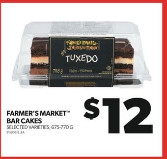 Real Canadian Superstore Farmer's market™ bar cakes, 675-770 g offer
