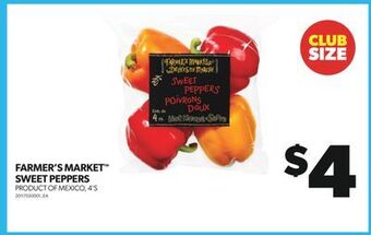 Real Canadian Superstore Farmer's market™ sweet peppers, 4's offer