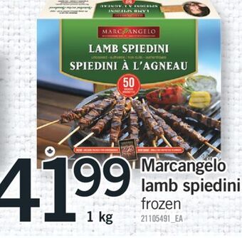 Fortinos Marcangelo lamb spiedini,1 kg offer