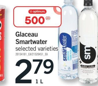 Fortinos Glaceau smartwater, 1 l offer