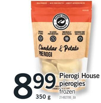 Fortinos Pierogi house pierogies, 350 g offer