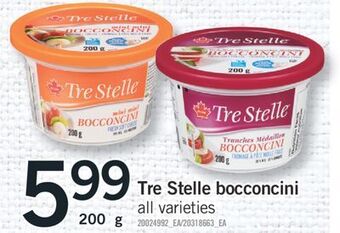 Fortinos Tre stelle bocconcini, 200 g offer