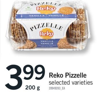 Fortinos Reko pizzelle, 200 g offer