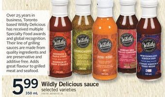 Fortinos Wildly delicious sauce, 350 ml offer