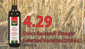 Fortinos Unico balsamic vinegar, 500ml offer