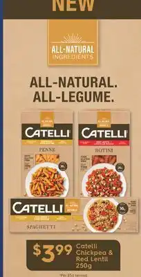 Fortinos Catelli chickpea & red lentil, 250 g offer