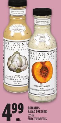 Metro Briannas salad dressing offer
