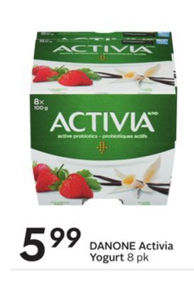 Sobeys Activia yogurt offer