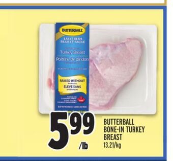 Metro Butterball bone-in turkey breast offer