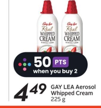 Sobeys Aerosol whipped cream offer