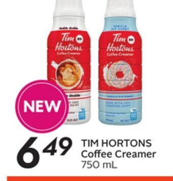 Sobeys Coffee creamer offer