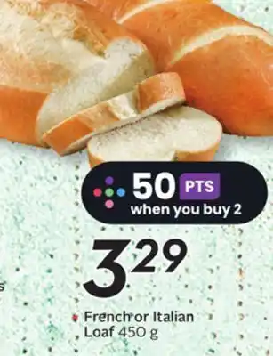 Sobeys French or italian loaf offer