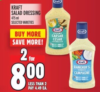 Metro Kraft salad dressing offer
