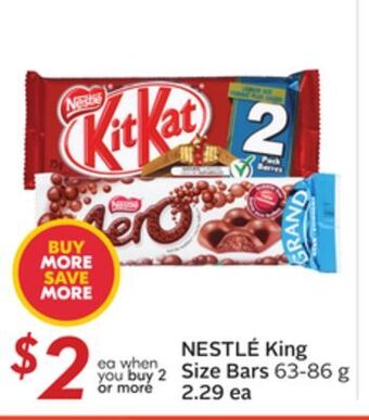 Sobeys King size bars offer