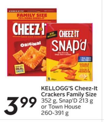 Sobeys Cheez-it crackers offer