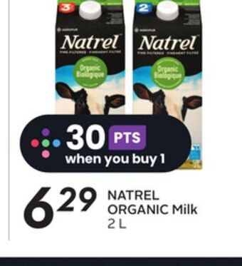 Sobeys Organic milk offer