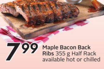 Sobeys Bacon back ribs offer