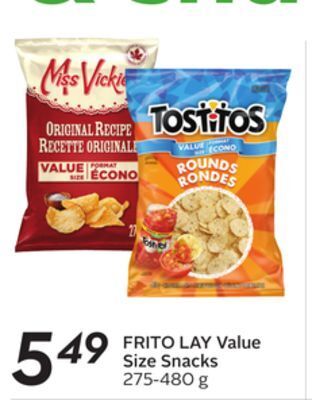 Sobeys Value size snacks offer