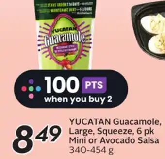 Sobeys Guacamole, large, squeeze, 6 pk mini or avocado salsa offer