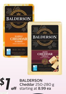 Sobeys Cheddar offer