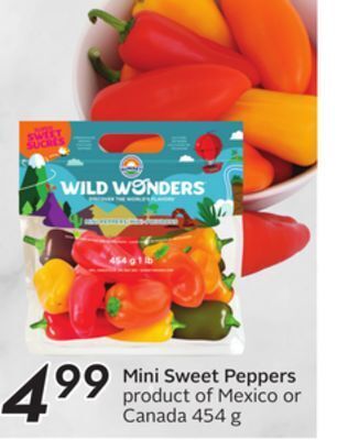 Sobeys Mini sweet peppers offer