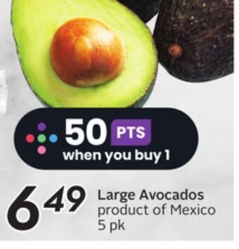 Sobeys Large avocados offer