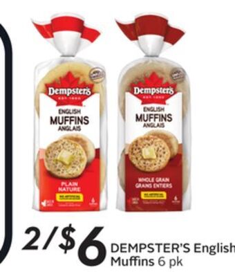 Sobeys English muffins offer