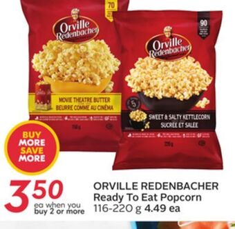 Sobeys Ready to eat popcorn offer