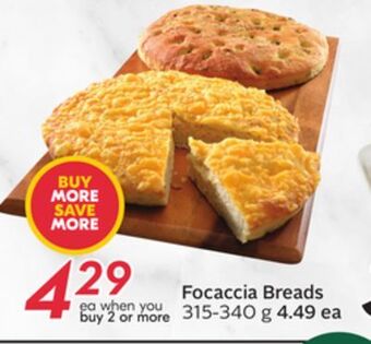 Sobeys Focaccia breads offer