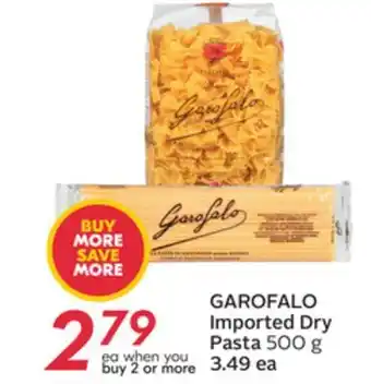 Sobeys Imported dry pasta offer