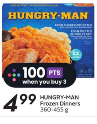 Sobeys Frozen dinners offer