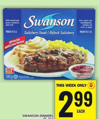 Food Basics Swanson dinners offer