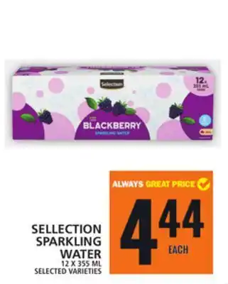 Food Basics Sellection sparkling water offer