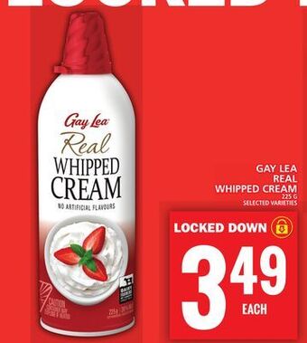 Food Basics Gay lea real whipped cream offer