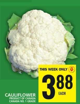 Food Basics Cauliflower offer