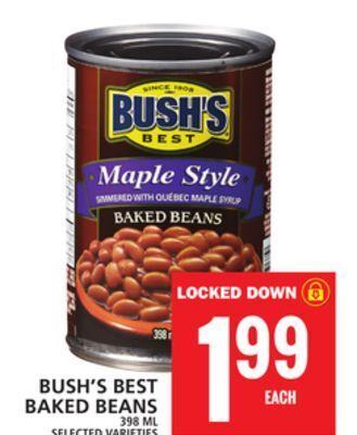 Food Basics Bush's best baked beans offer