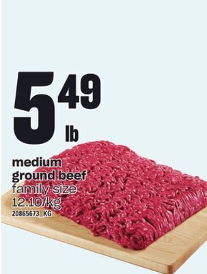 Independent Grocer Medium ground beef offer