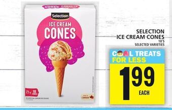 Food Basics Selection ice cream cones offer