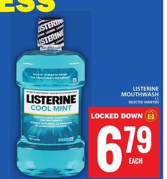 Food Basics Listerine mouthwash offer