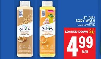 Food Basics St. ives body wash offer