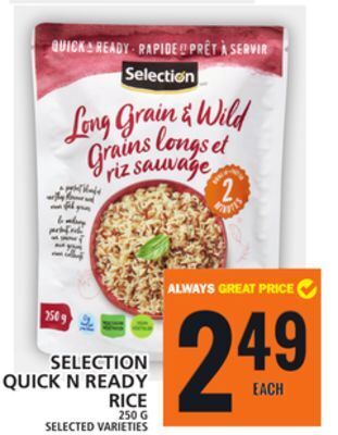 Food Basics Selection quick n ready rice offer