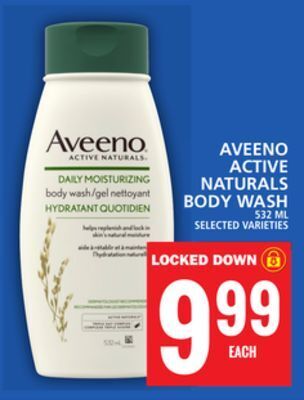 Food Basics Aveeno active naturals body wash offer