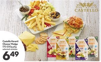 Longo's Castello havarti cheese wedge offer