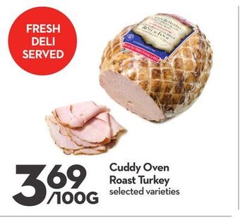Longo's Cuddy oven roast turkey offer